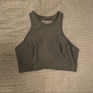 Outdoor voices Venus crop top - medium charcoal